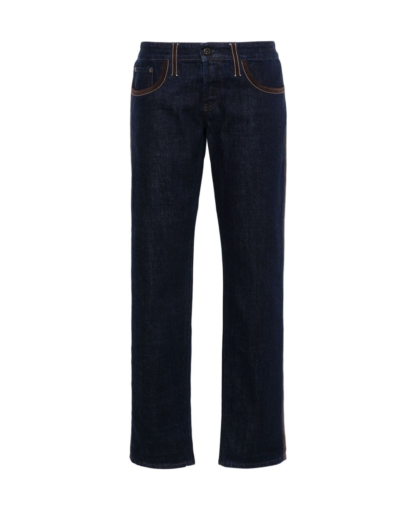 miu03170様 Miu Miu Piped-trim Denim Jeans | italist | REVERSIBLE
