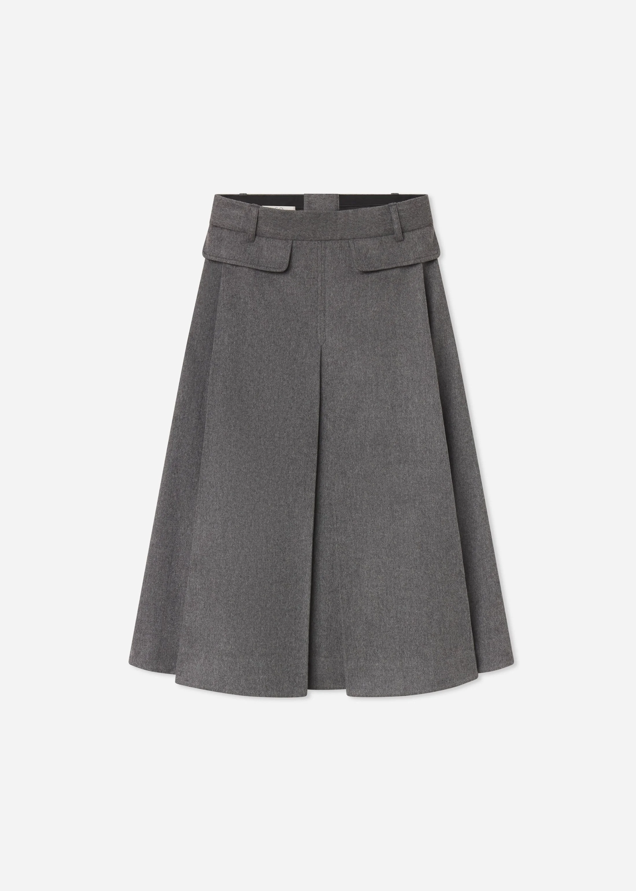 Front Pocket Skirt in Wool Cashmere - 1