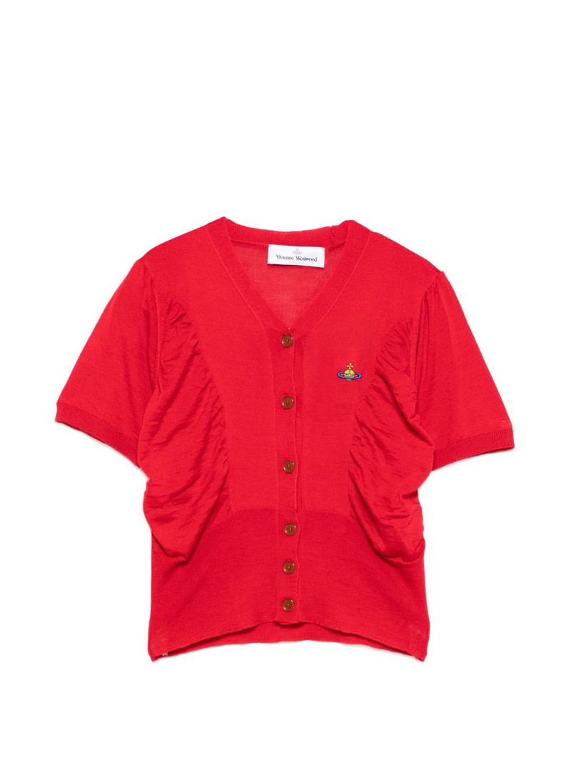 Pamela ruched cardigan 1