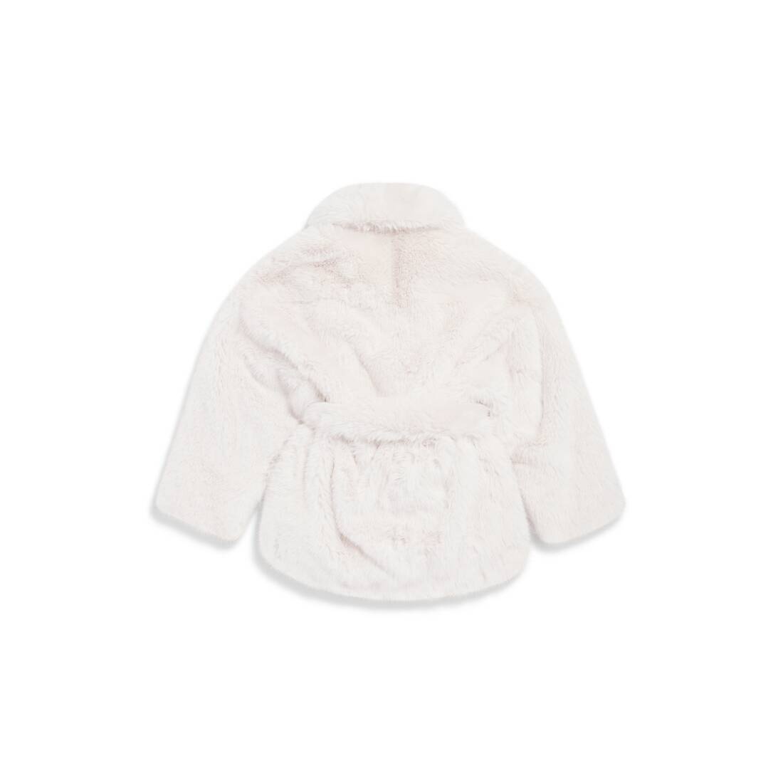 Women's Cocoon Wrap Coat in Light Beige - 6