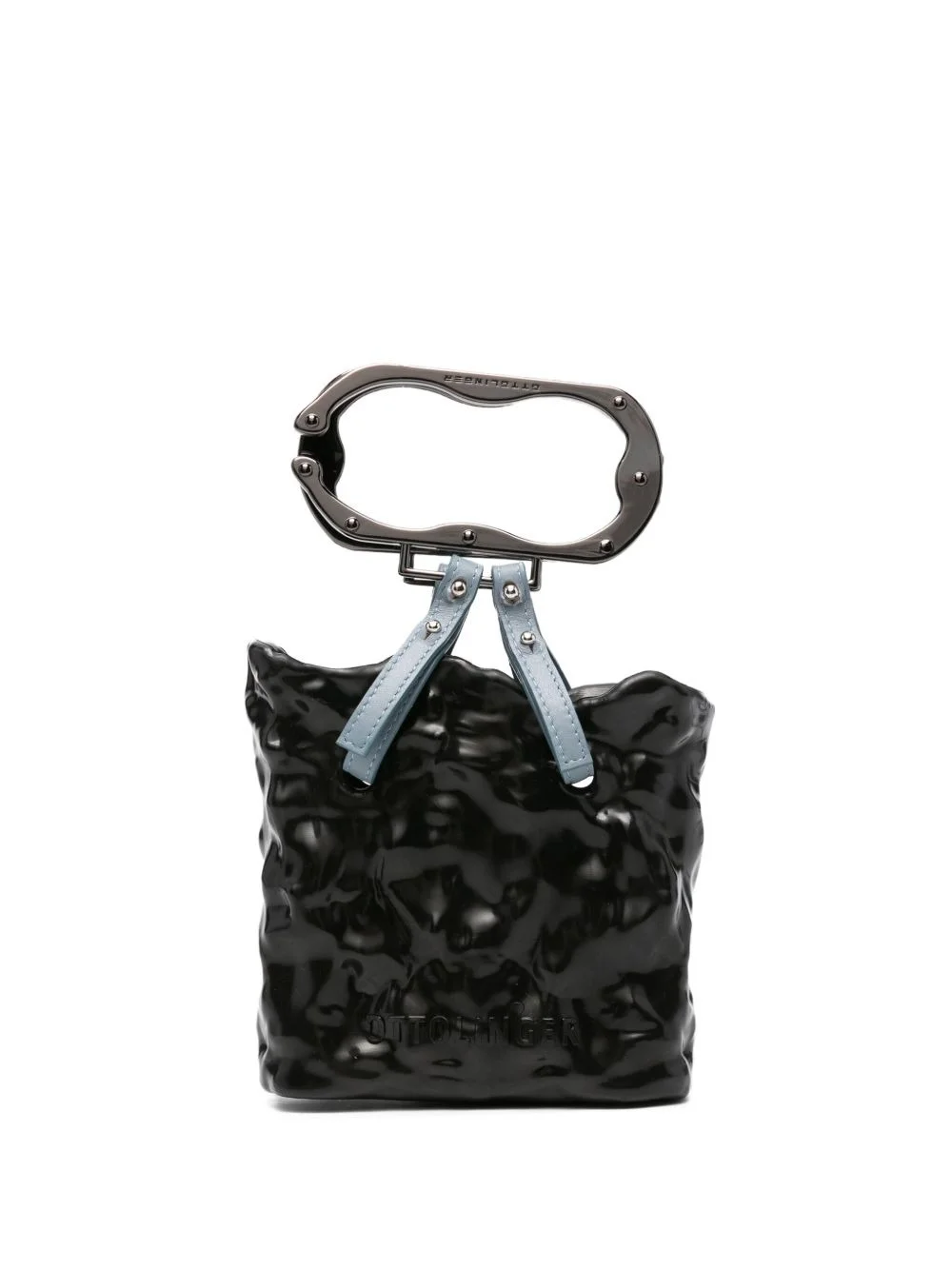 carabiner-handle tote bag - 1