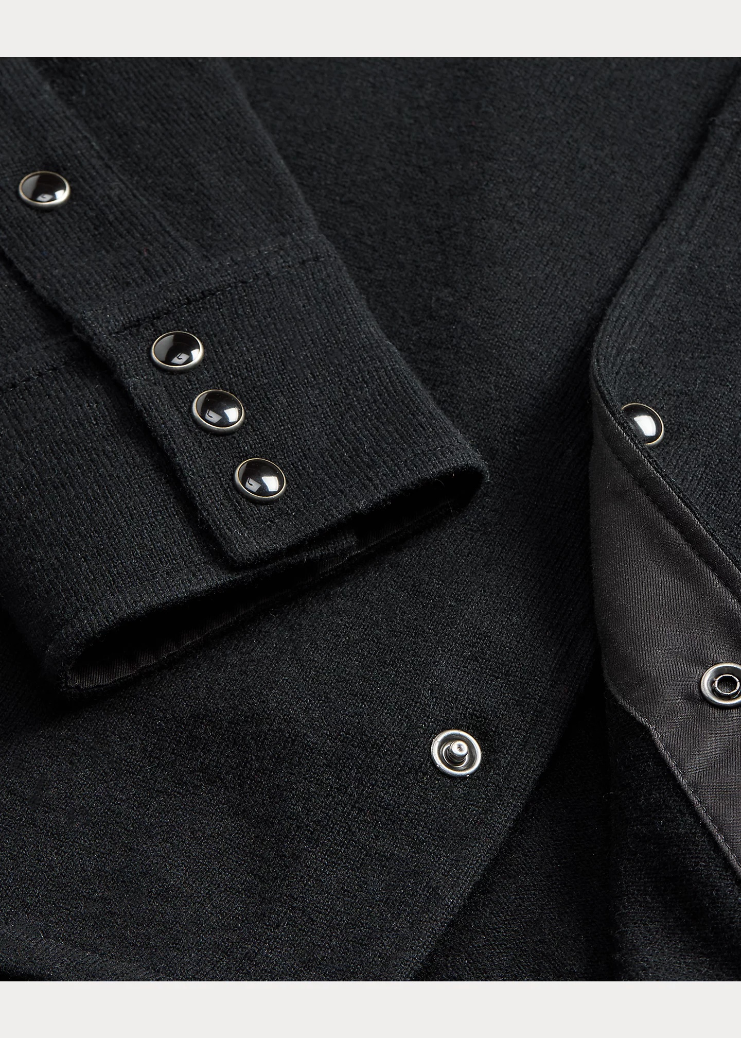 Wool-Cashmere Western Shirt Sweater - 4