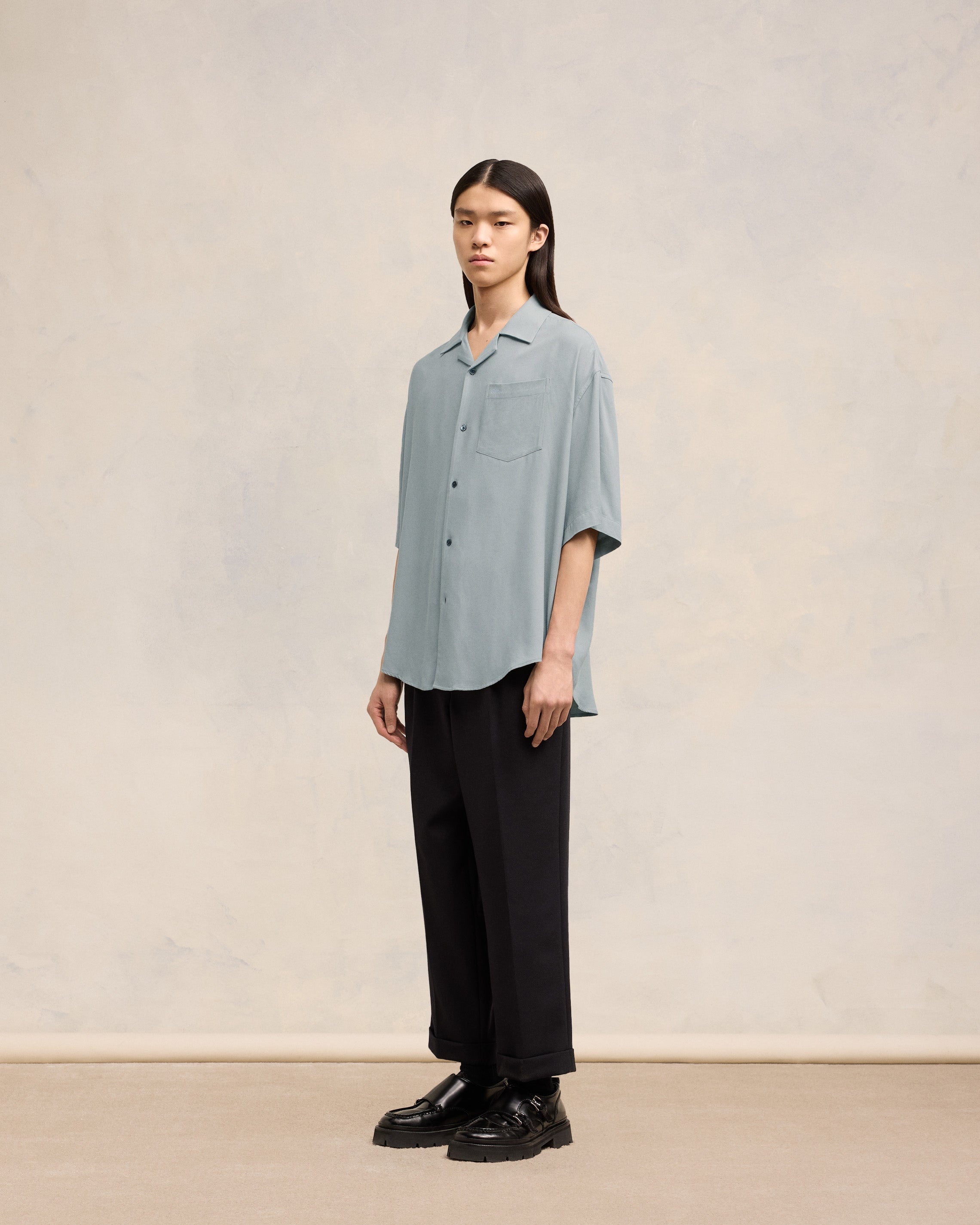SHORT SLEEVE BOXY SHIRT - 6