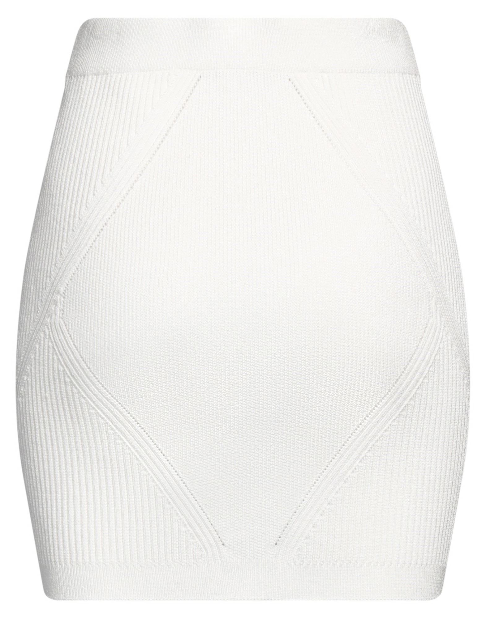 White Women's Mini Skirt - 2