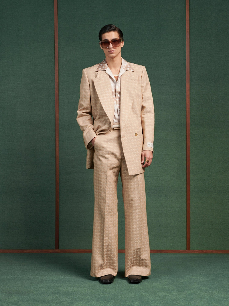 AMIRI MA QUAD JACQUARD DOUBLE-BREASTED BLAZER outlook