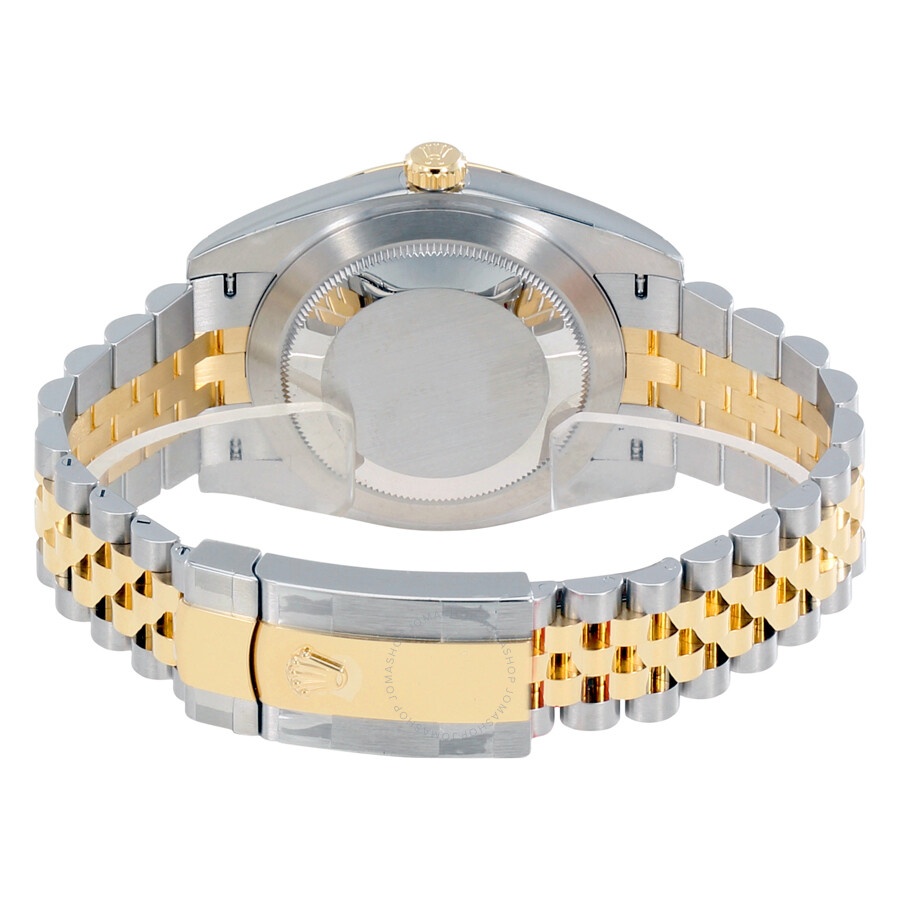 Rolex Datejust 41 White Dial Steel and 18K Yellow Gold Jubilee Men's Watch 12633WSJ - 3