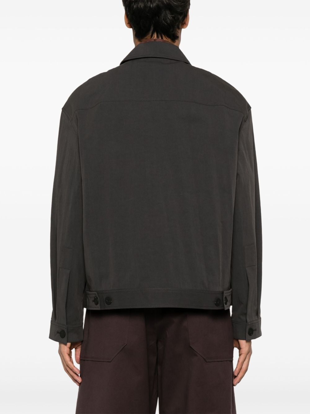 buttoned-up shirt jacket - 4