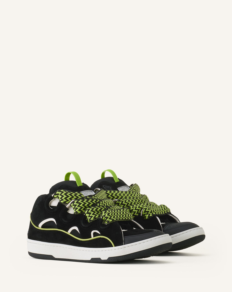 Lanvin CURB LEATHER SNEAKERS outlook