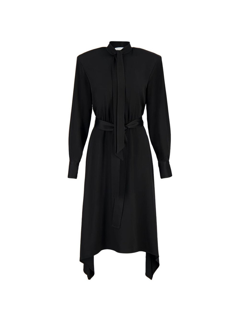 tie-neck midi dress 1