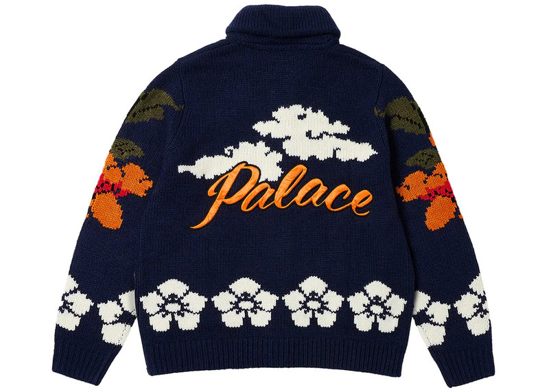 PALACE Palace Demon Cowichan Knit Blue outlook