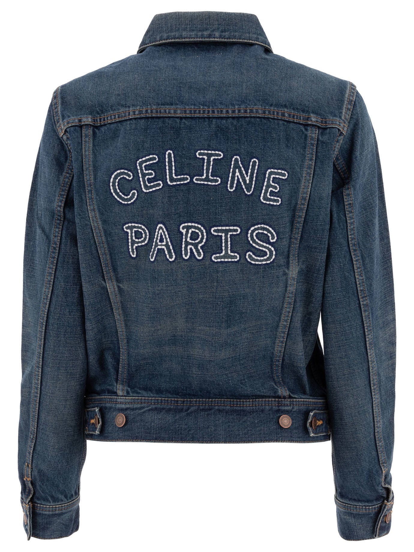Celine Embroidered Trucker Jacket - 2