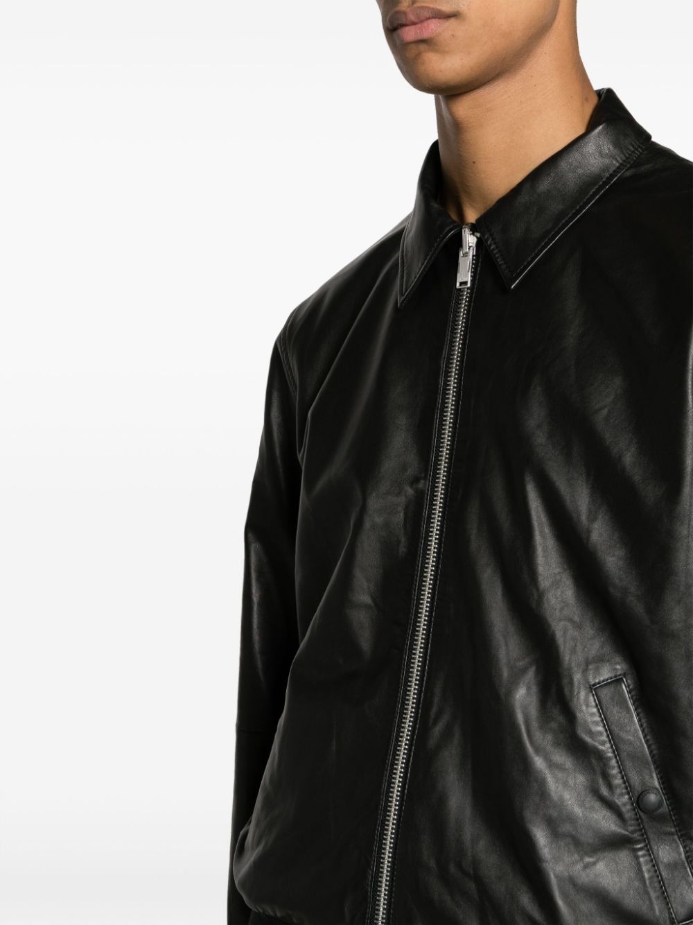 Mate reversible leather jacket - 5