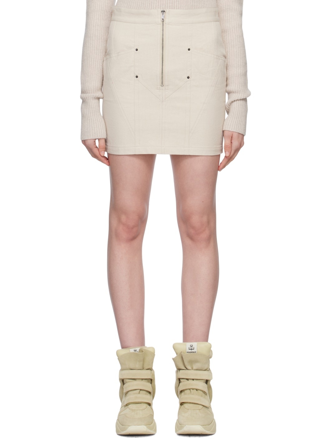 Off-White Teller Miniskirt - 1