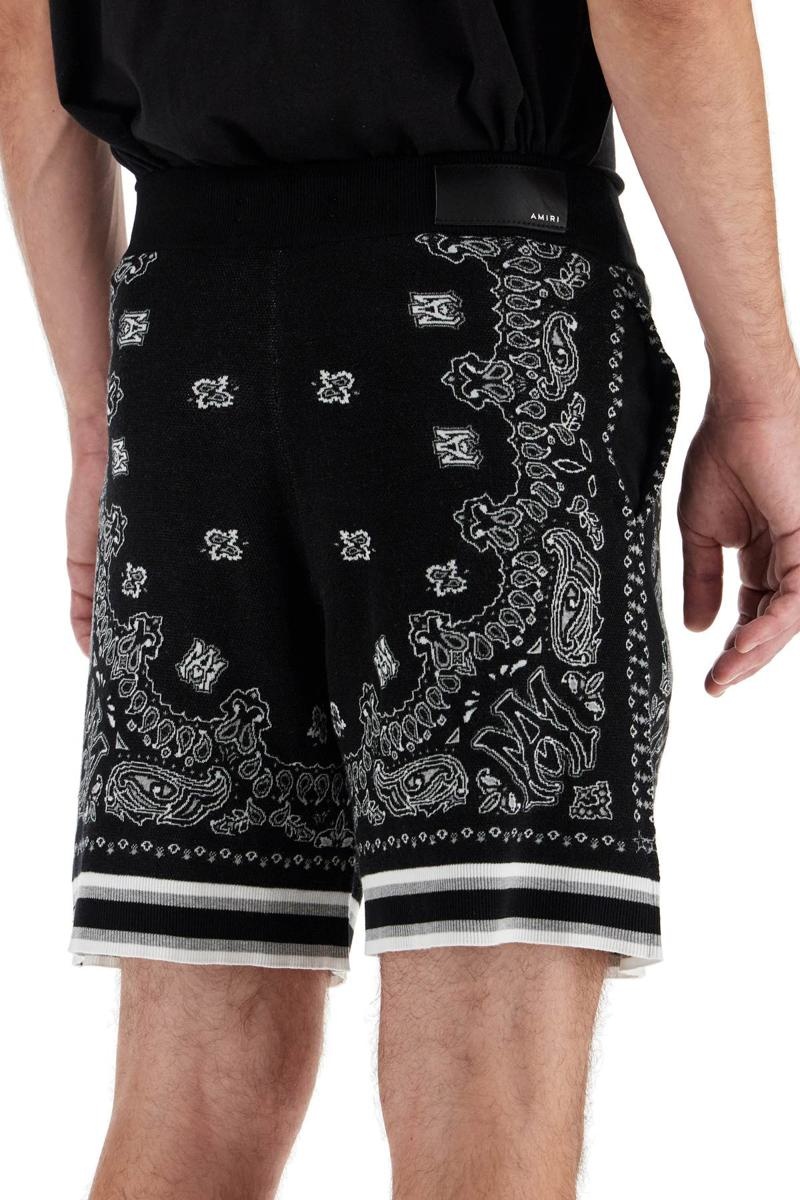 Amiri Knitted Bandana Bermuda Shorts - 4