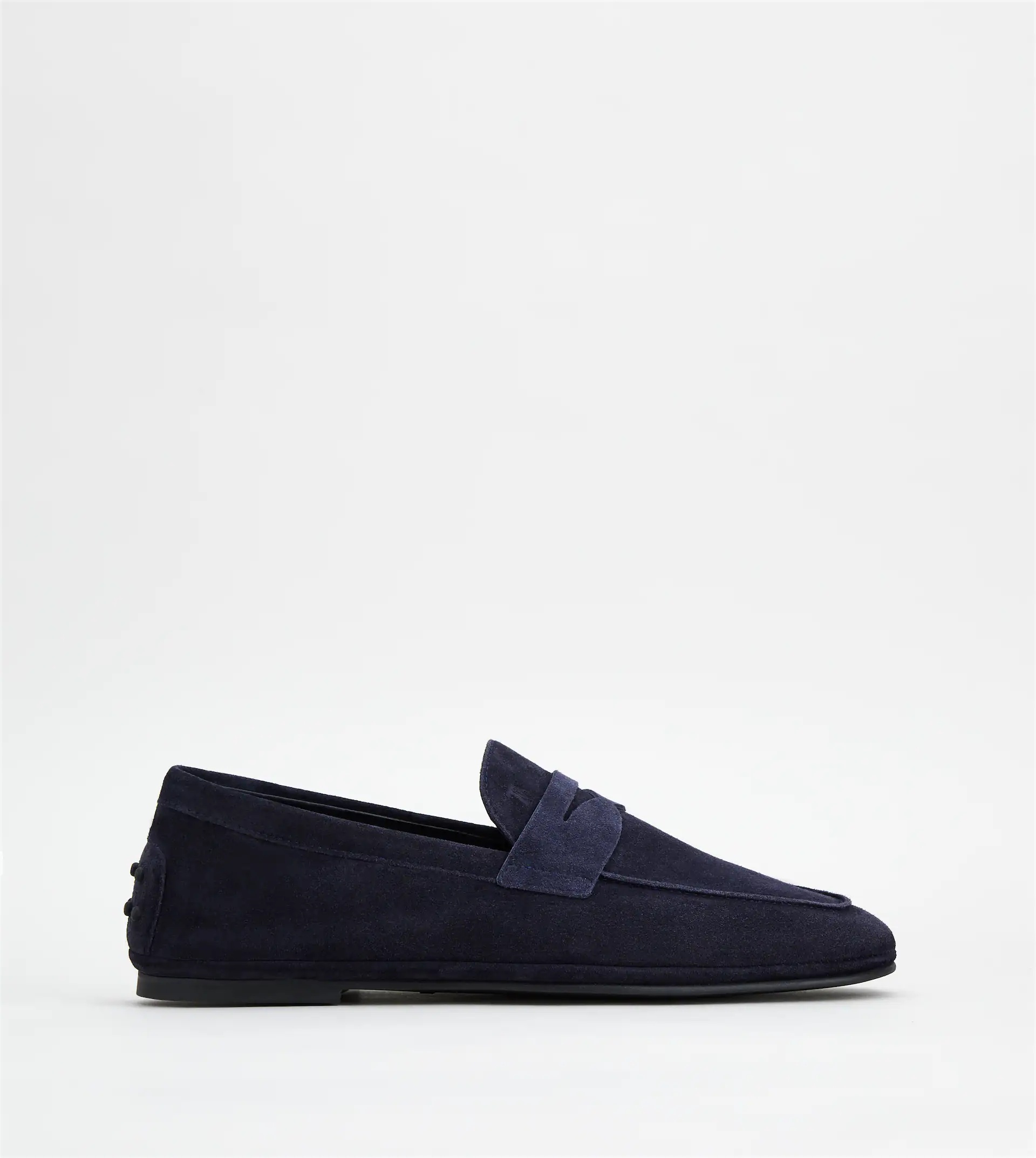 LOAFERS IN SUEDE - BLUE - 1