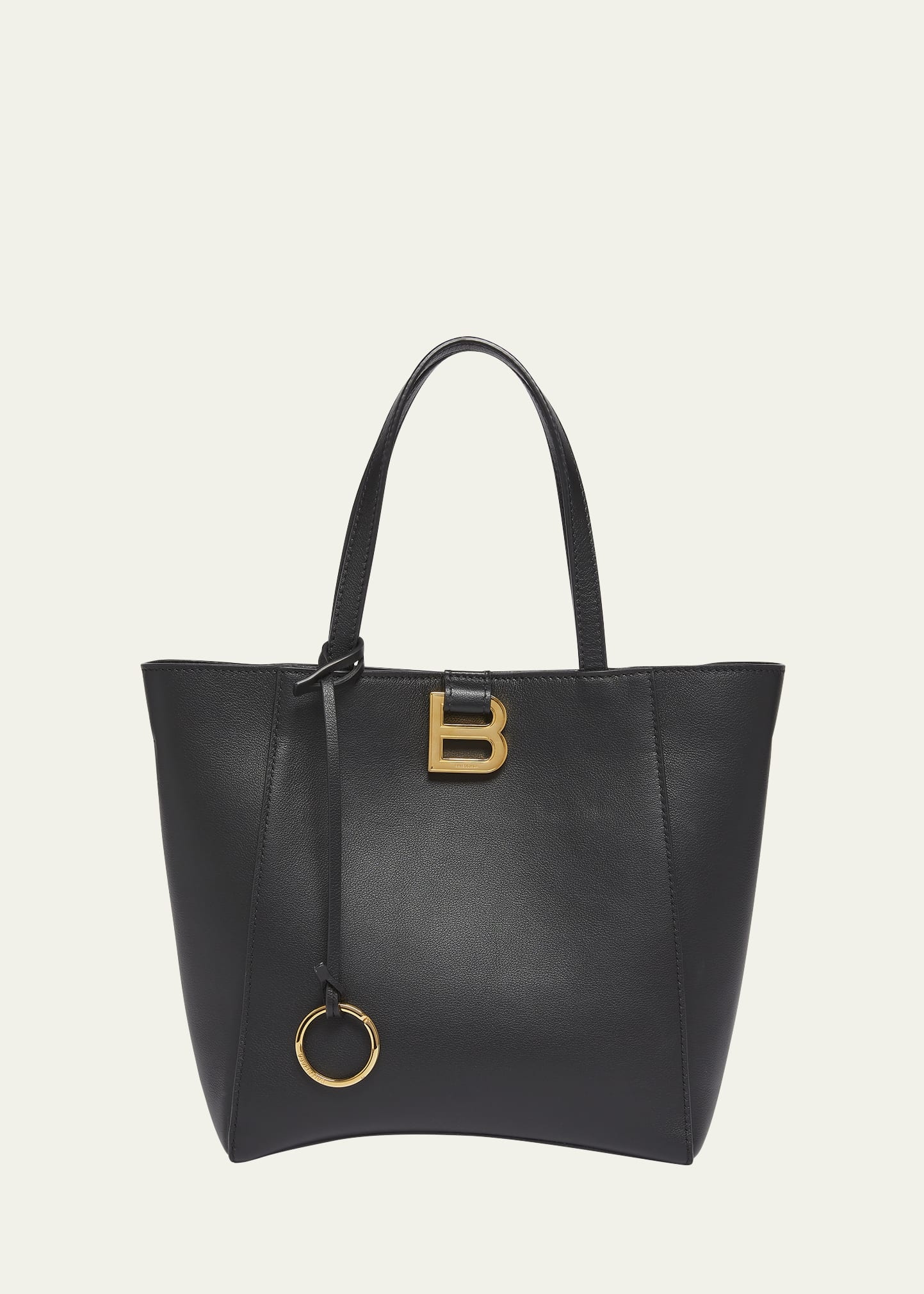 Hourglass Small Soft Leather Tote Bag - 1