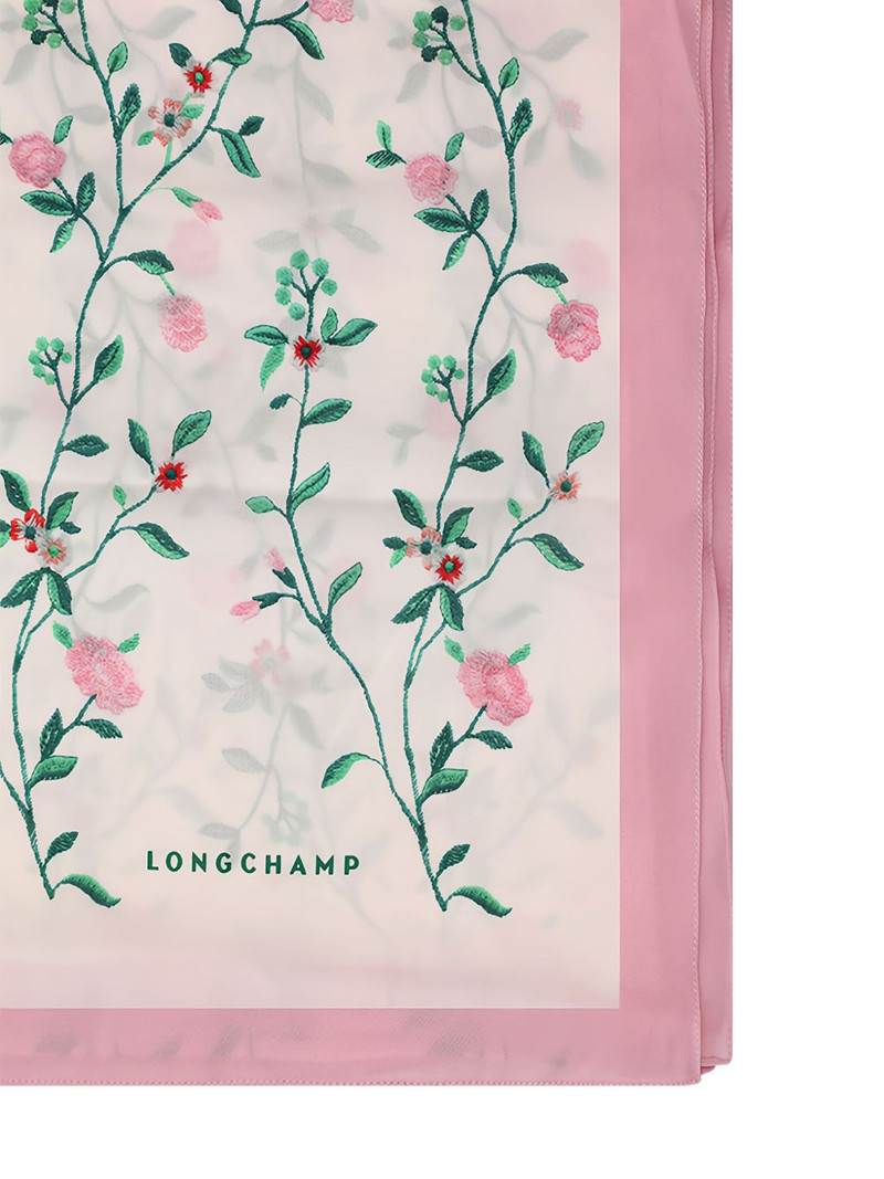 Longchamp floral-print scarf outlook