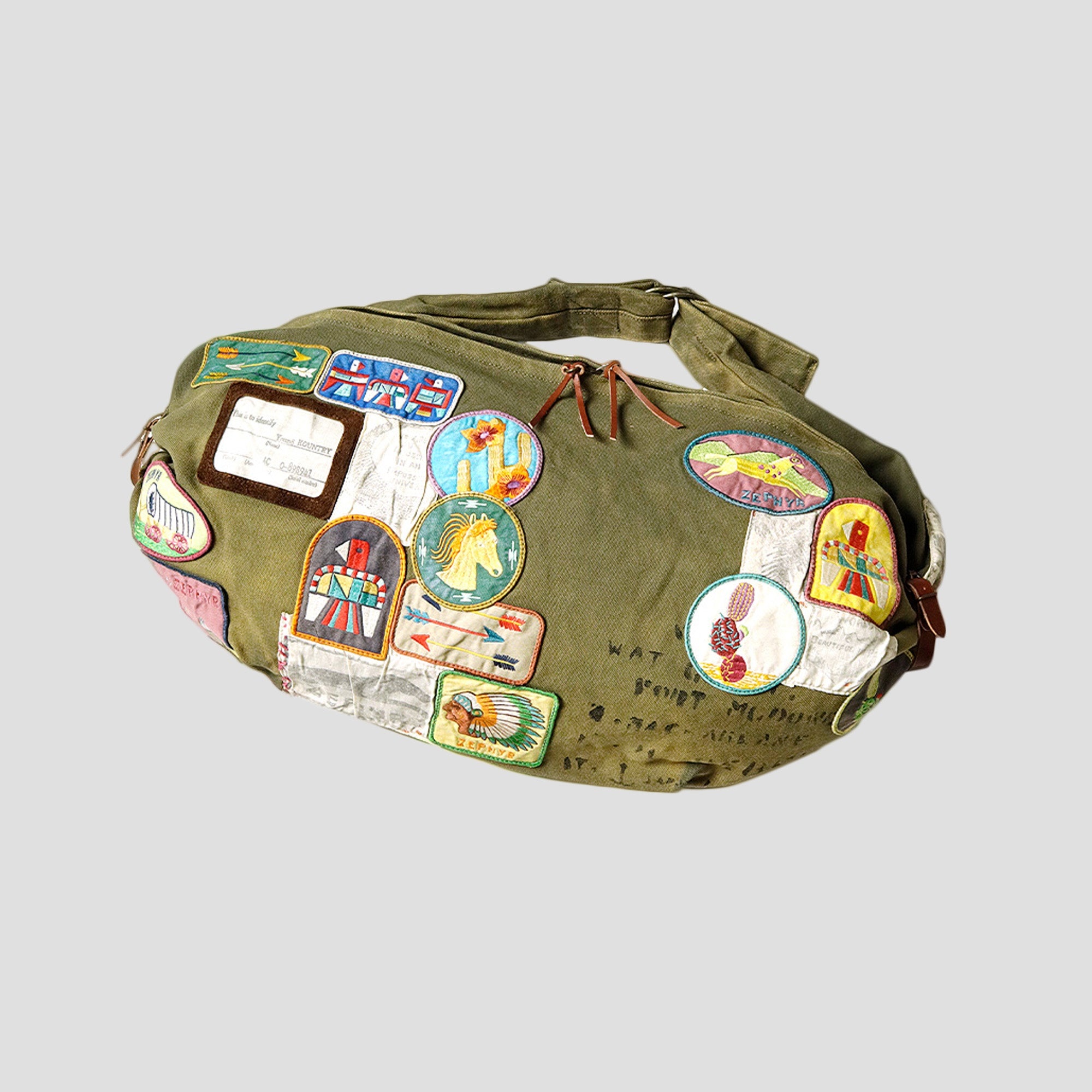 Kapital #8 CANVAS KOUNTRY SNUFKIN BAG (ZEPHYROS INSANE