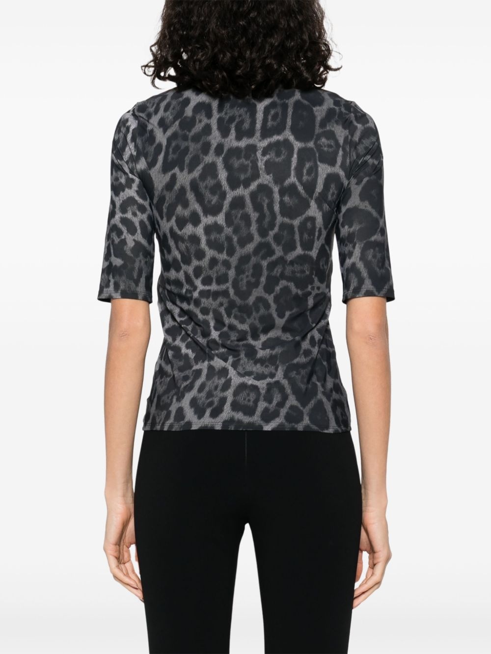 Stella McCartney leopard-print T-shirt | REVERSIBLE
