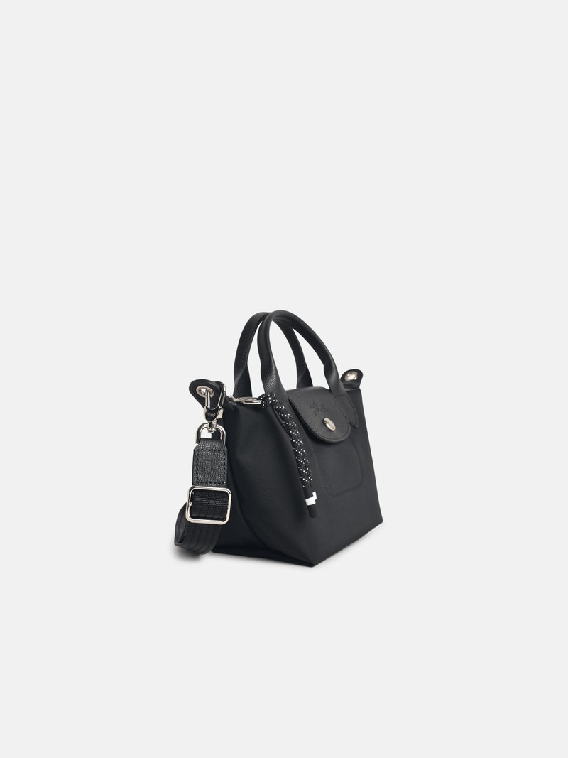 Longchamp BAG WITH 'XS LE PLIAGE ENERGY' HANDLE IN BLACK RECYCLED TELA outlook