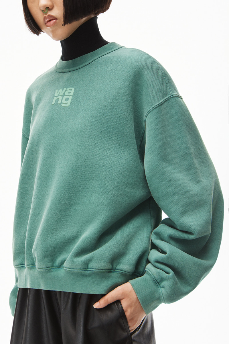 PUFF LOGO SWEATSHIRT IN STRUCTURED TERRY 3
