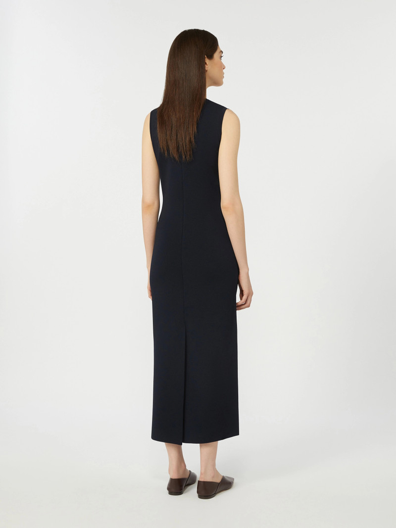 ANGUS Viscose crêpe sheath dress - ULTRAMARINE 4