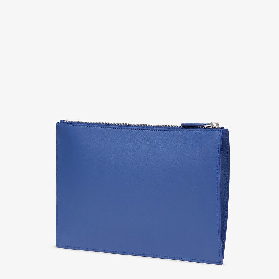 Blue leather bag - 2