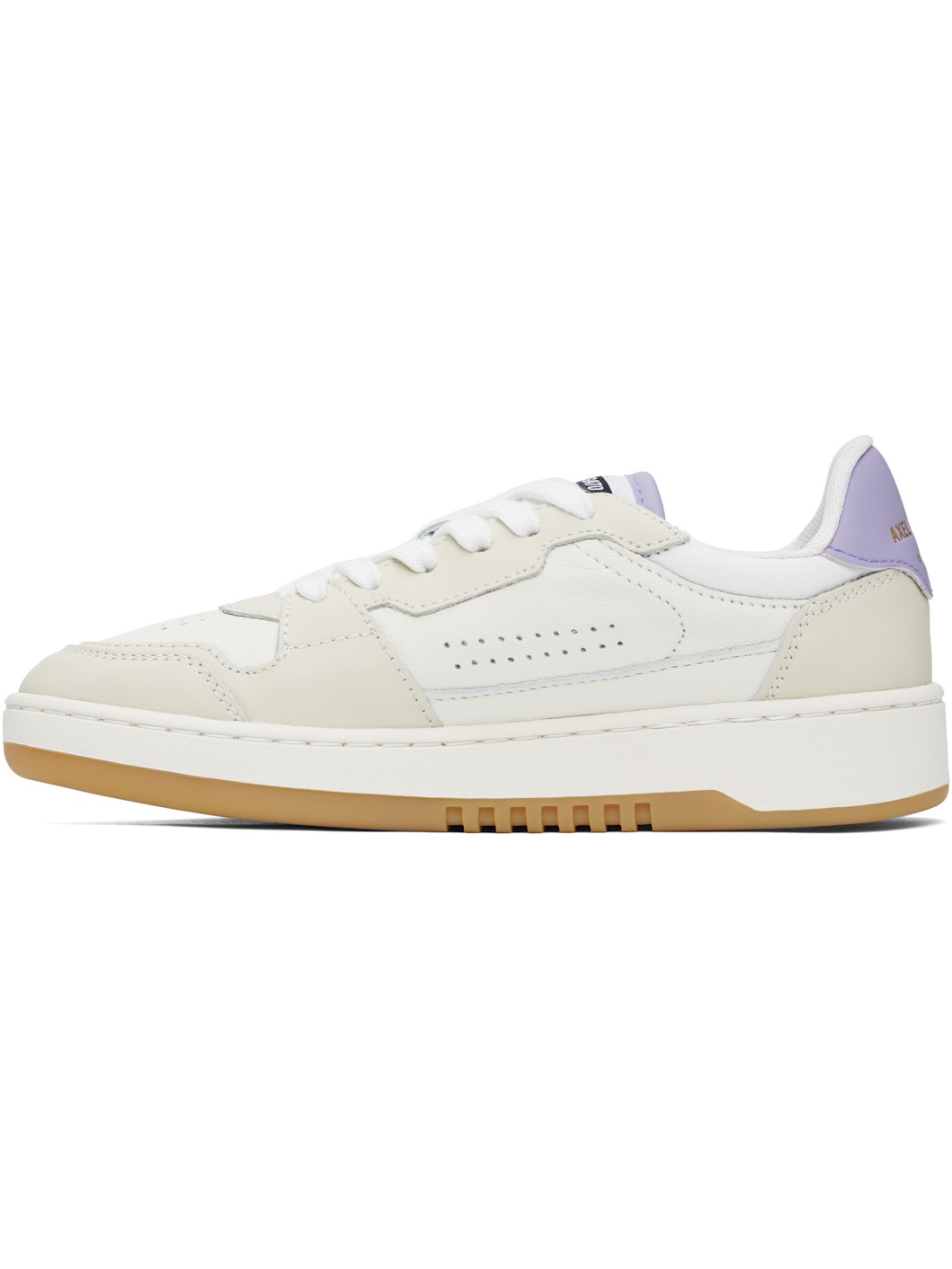 Beige & Purple Dice Lo Sneakers - 3