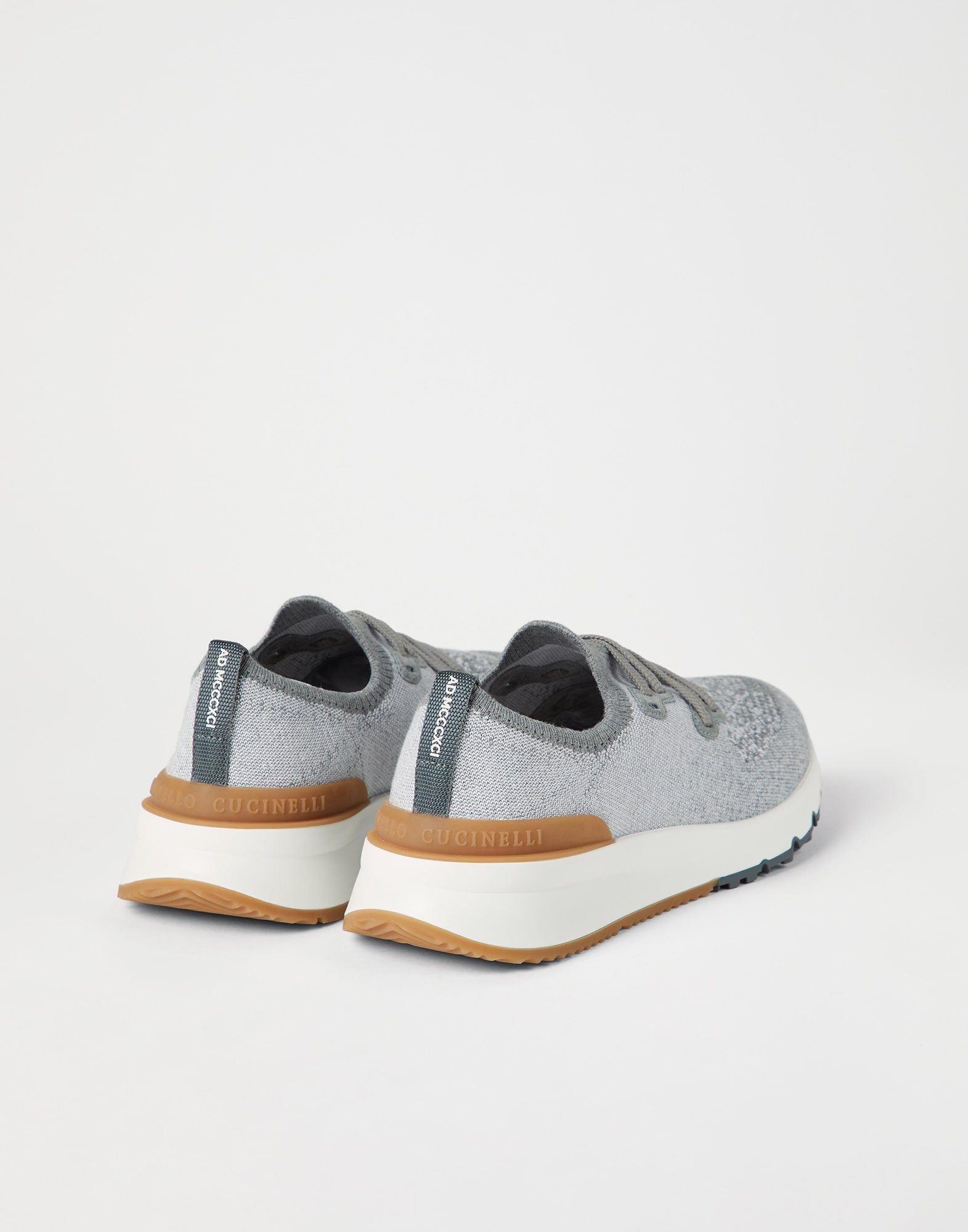 Cotton chiné knit runners - 2