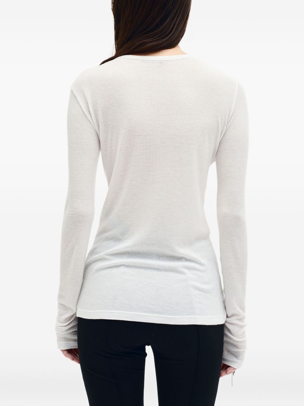 Fiene ribbed long-sleeve top - 3