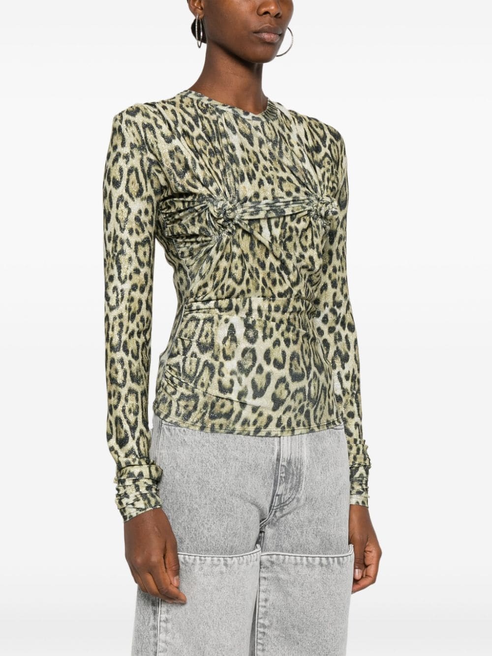 leopard-print T-shirt - 3