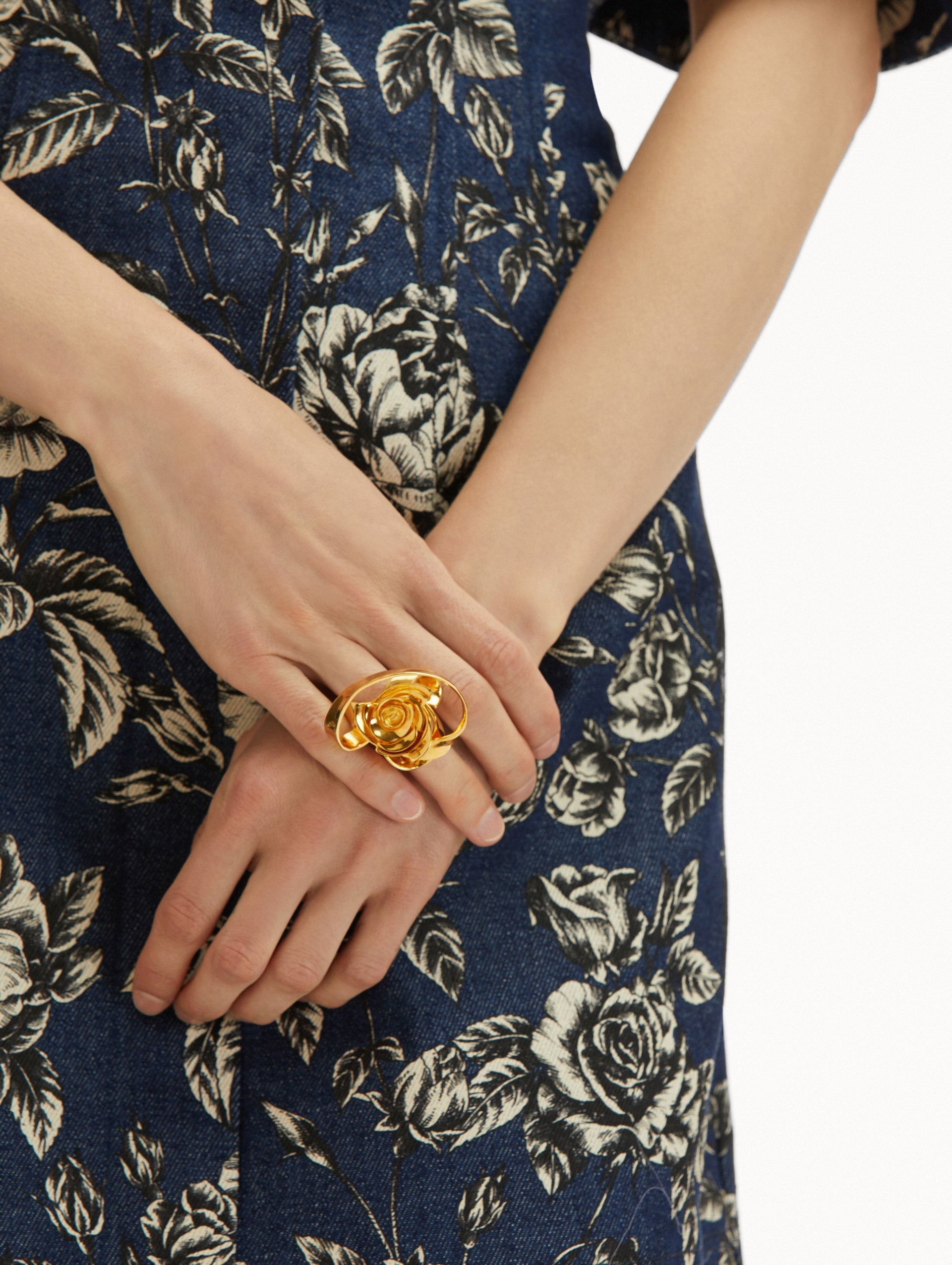 GEOMETRIC ROSE RING - 3