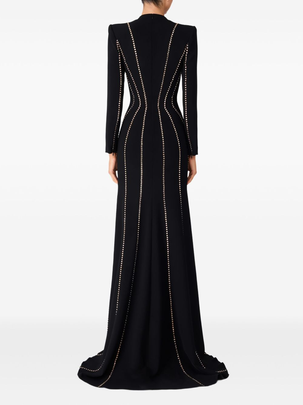 Victoire rhinestone-embellished maxi gown - 3