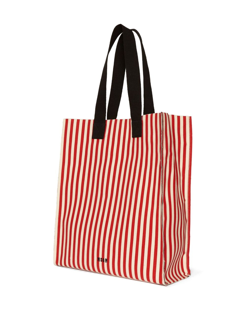striped tote bag - 4