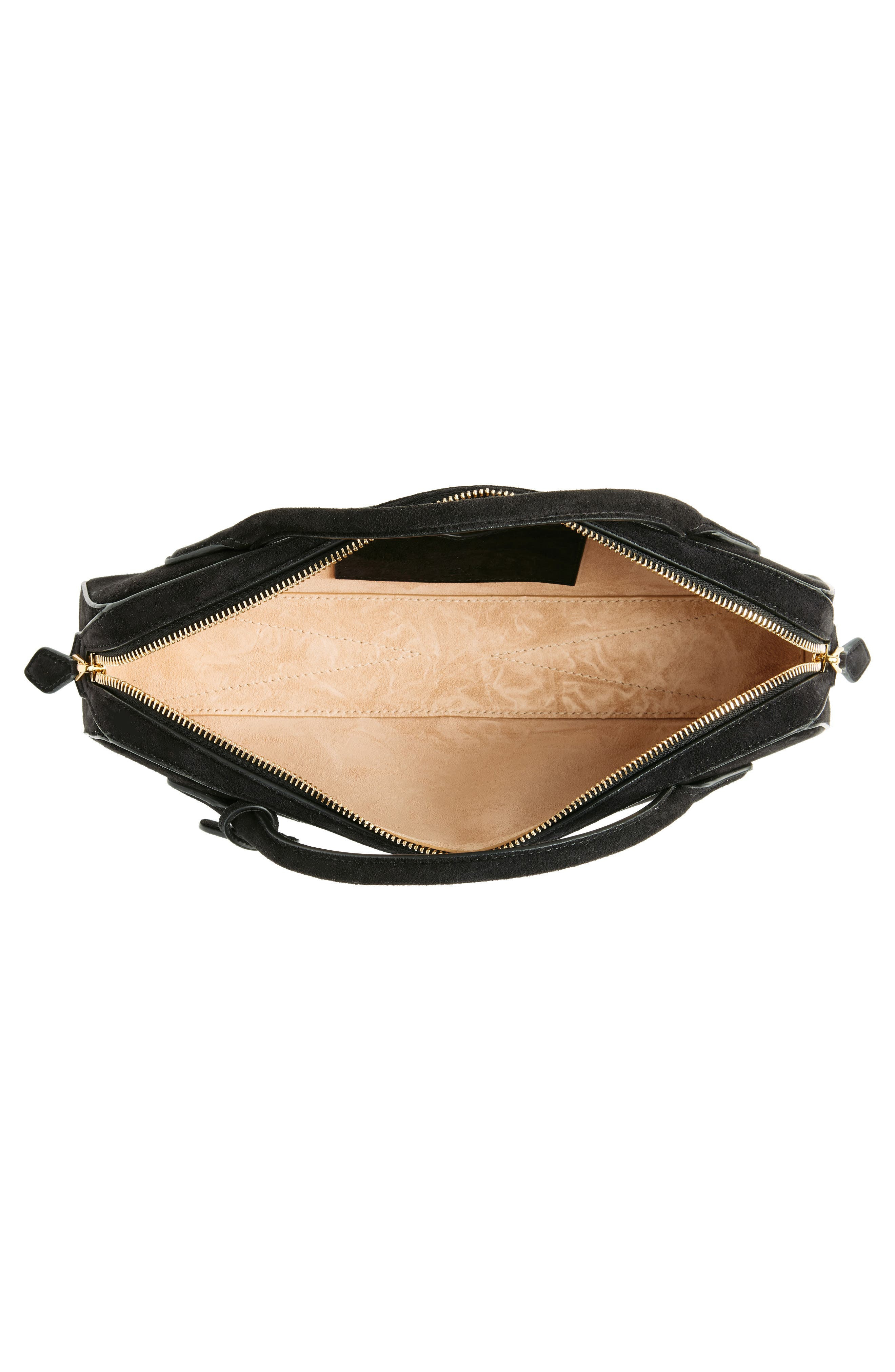 Alaïa Le Teckel Suede East/West Clutch in Noir at Nordstrom - 3