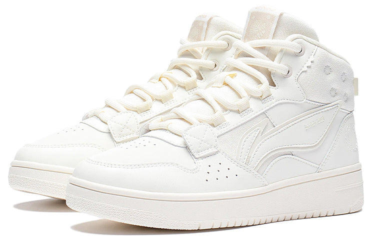 (WMNS) Li-Ning San Yuan High 3M 'White' AGCS242-4 - 3