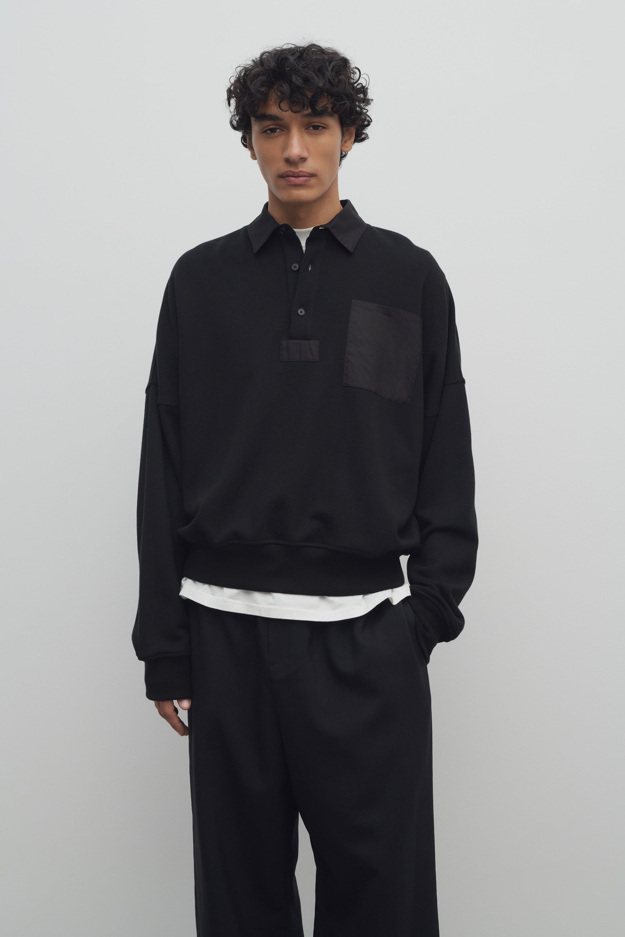 Dende Top in Cotton and Cashmere - 3
