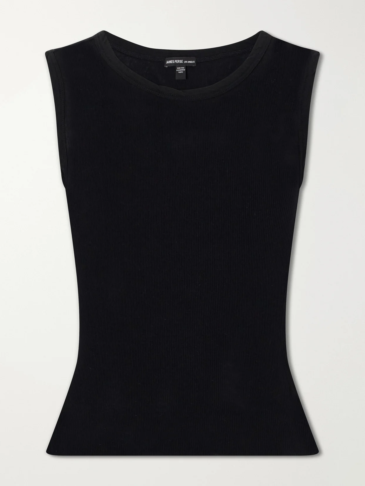 Ribbed Cotton And Cashmere-blend Tank - 1