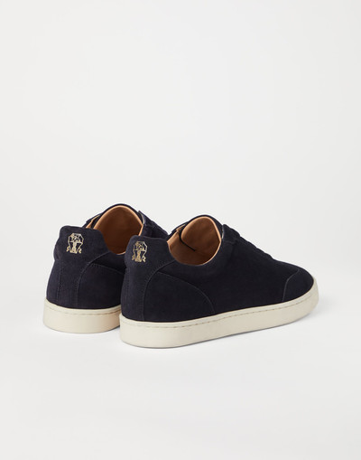 Brunello Cucinelli Suede sneakers with natural rubber sole outlook