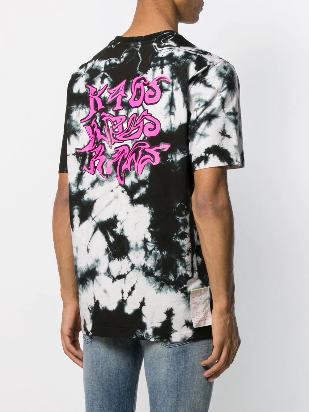 Kaos tie-dye print T-shirt - 4