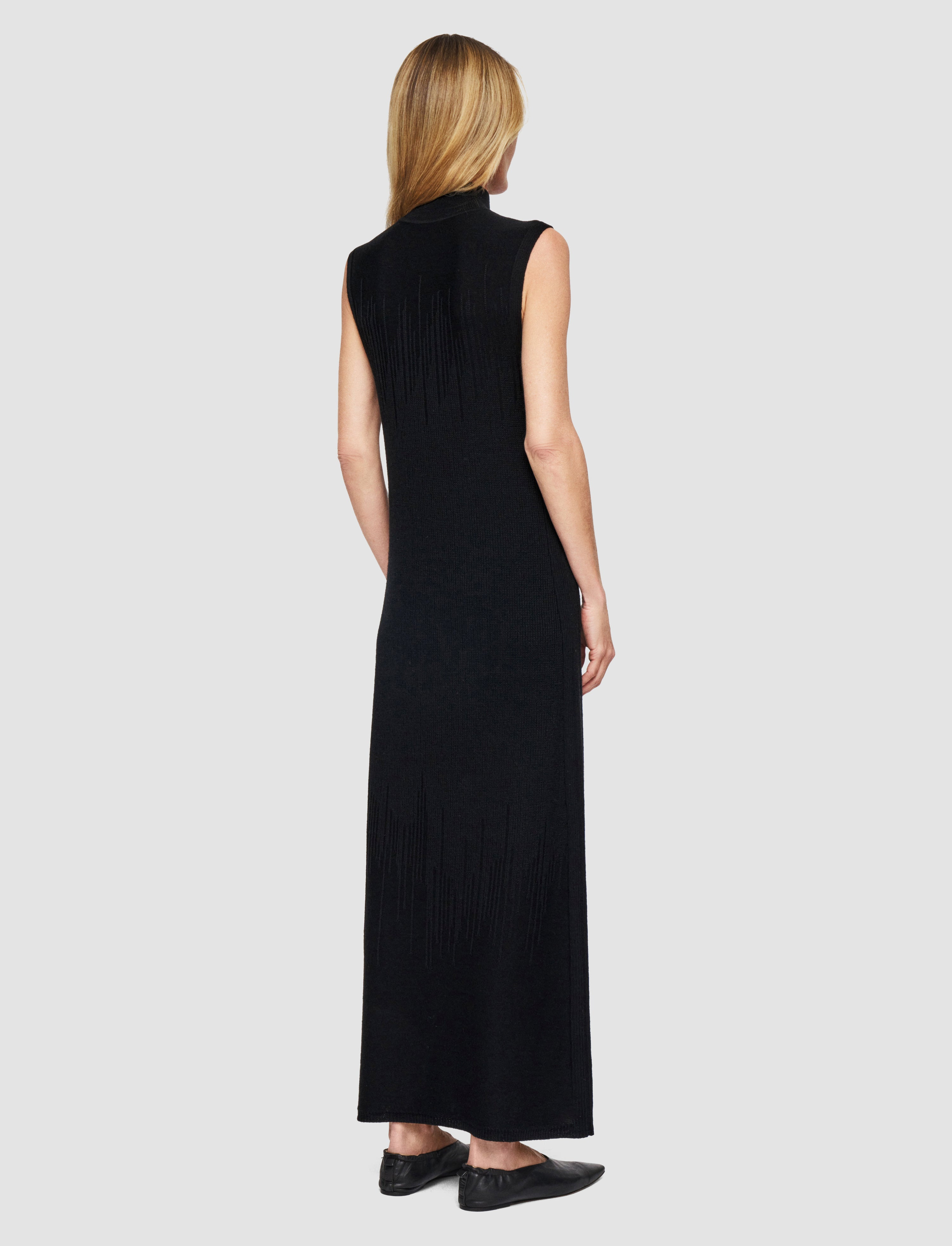 Gradient Stitch High Neck Dress - 5