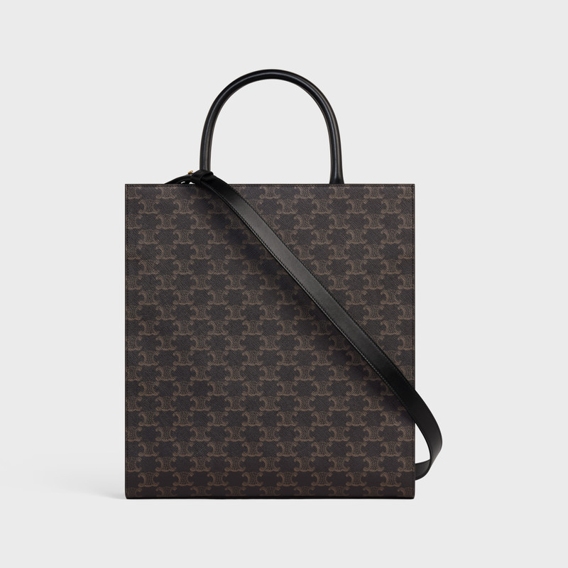 Medium Vertical Cabas in TRIOMPHE CANVAS ARTIST PRINT 3