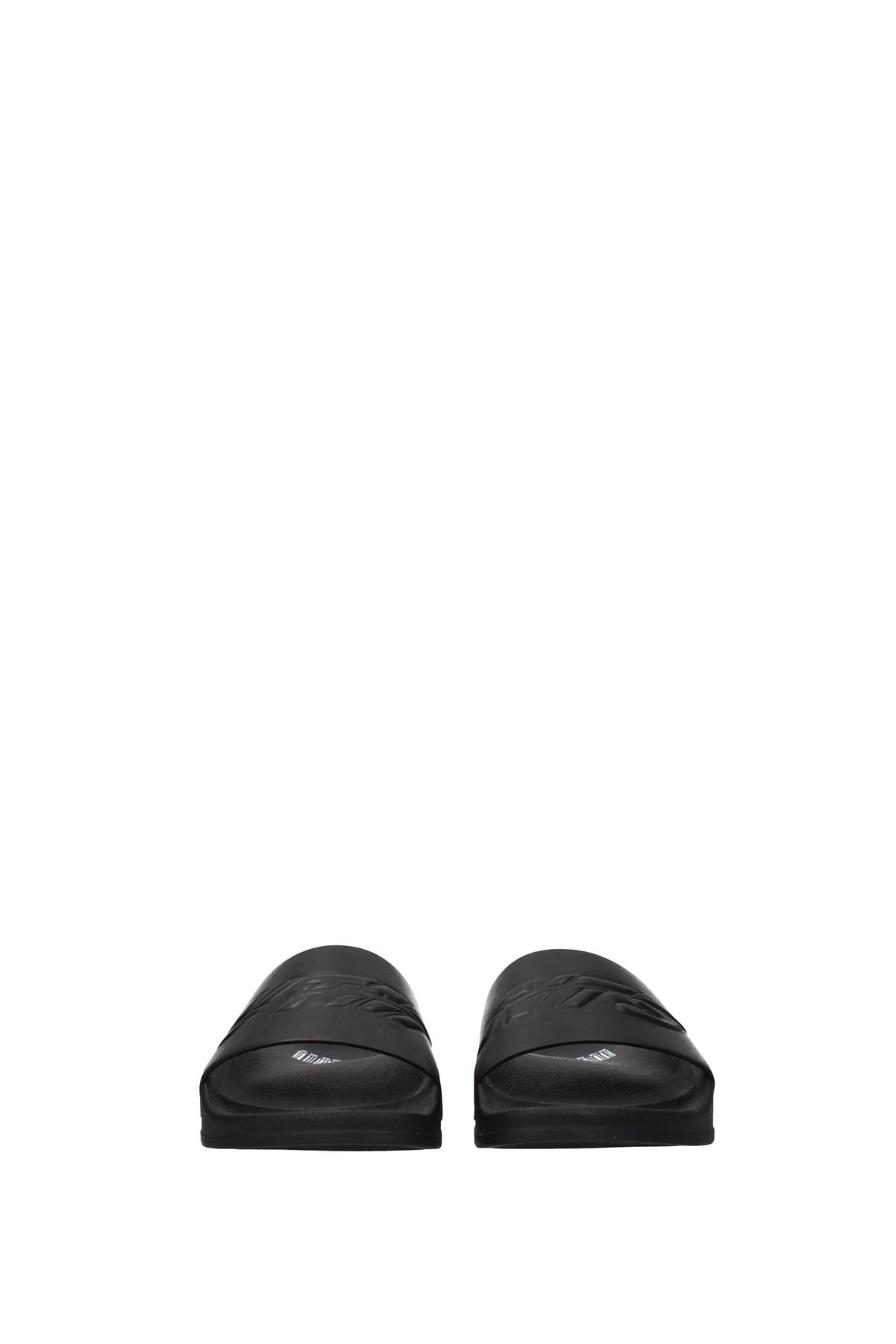 Slippers and clogs Leather Black Black - 1