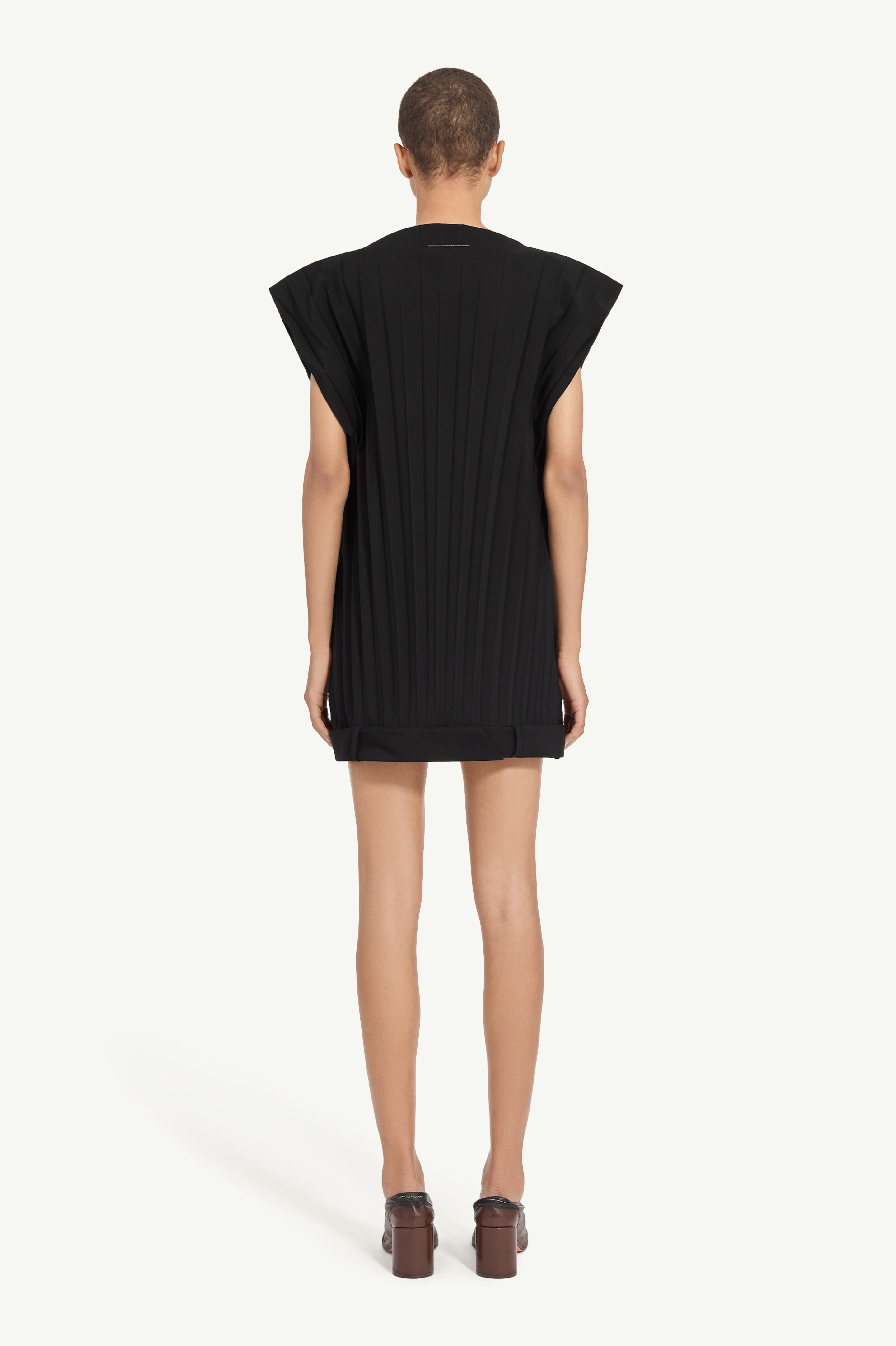 Wool blend mini dress - 4