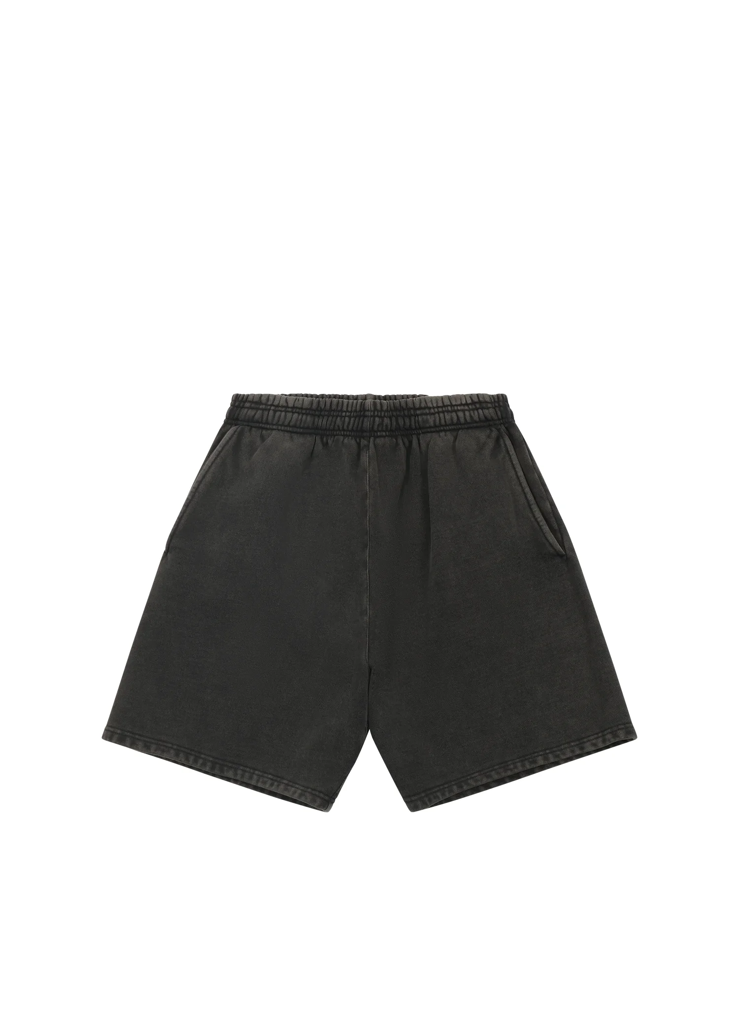 STANDARD SWEATSHORT WASHED BLACK - 1