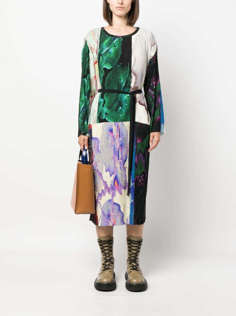 HENRIK VIBSKOV plissÃ©-effect midi dress outlook