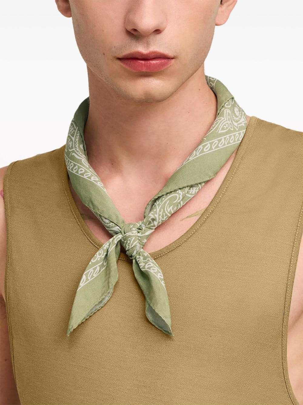 paisley-print scarf - 4