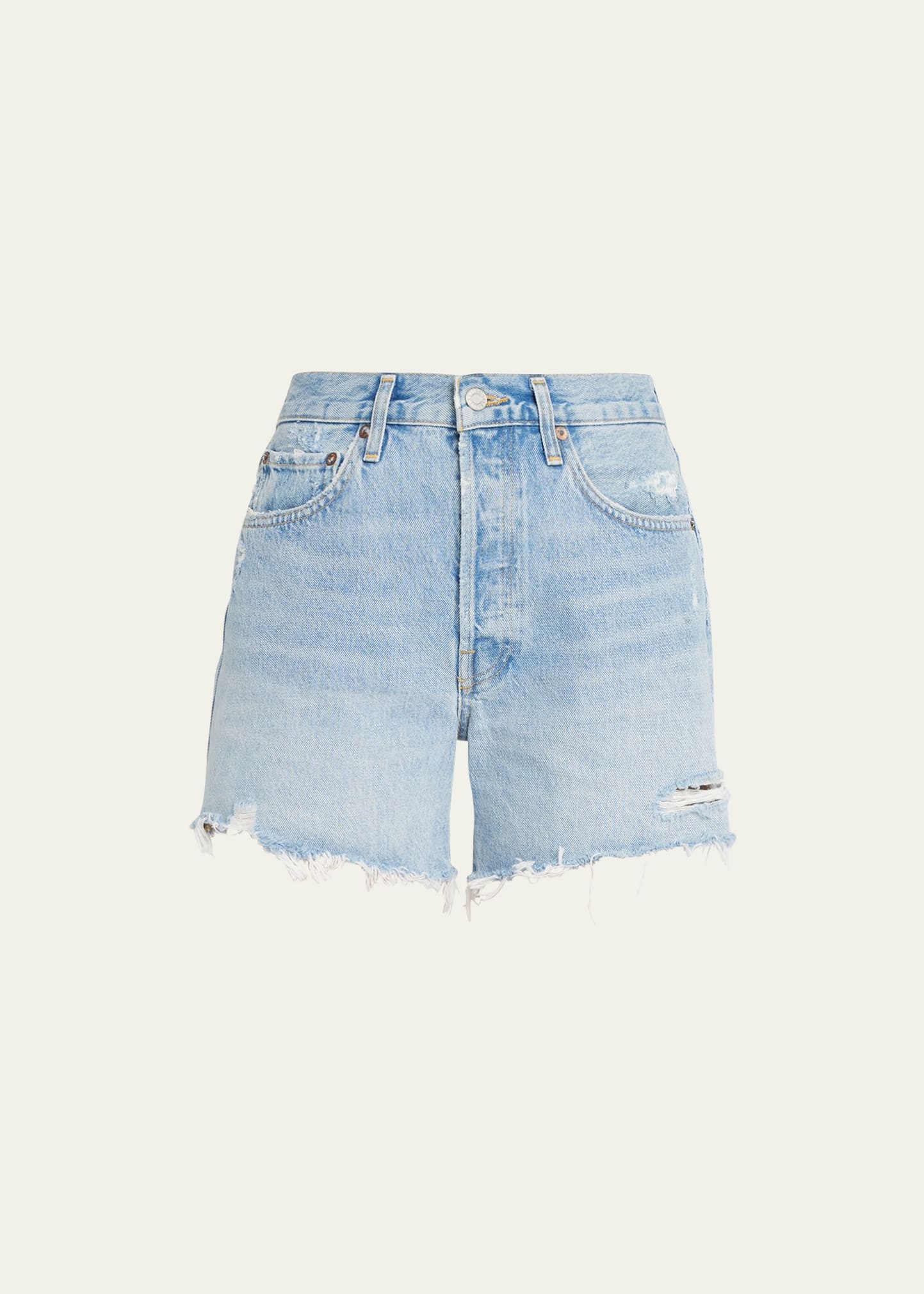 Parker Long Frayed Shorts - 1