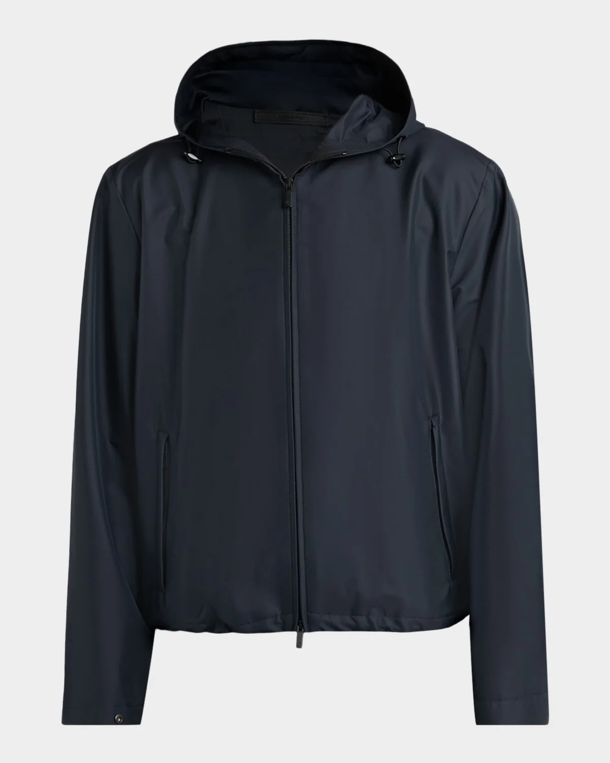 Men & apos;s Silk and Nylon Full-Zip Hoodie - 1