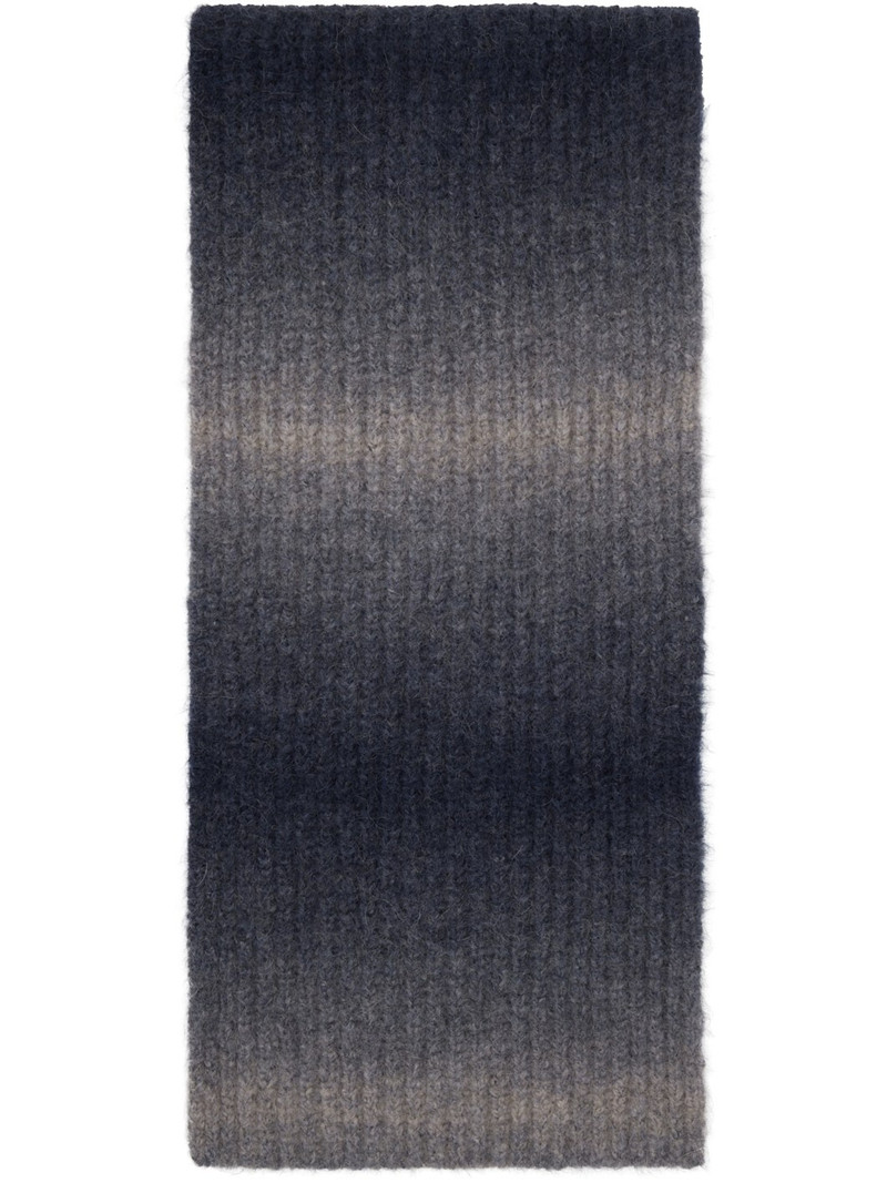 Blue Alpaca Scarf 1